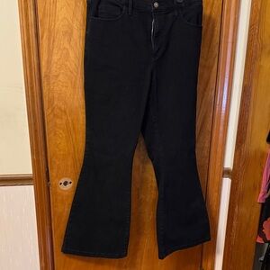 Ava & Viv High Rise Black Flare Jeans